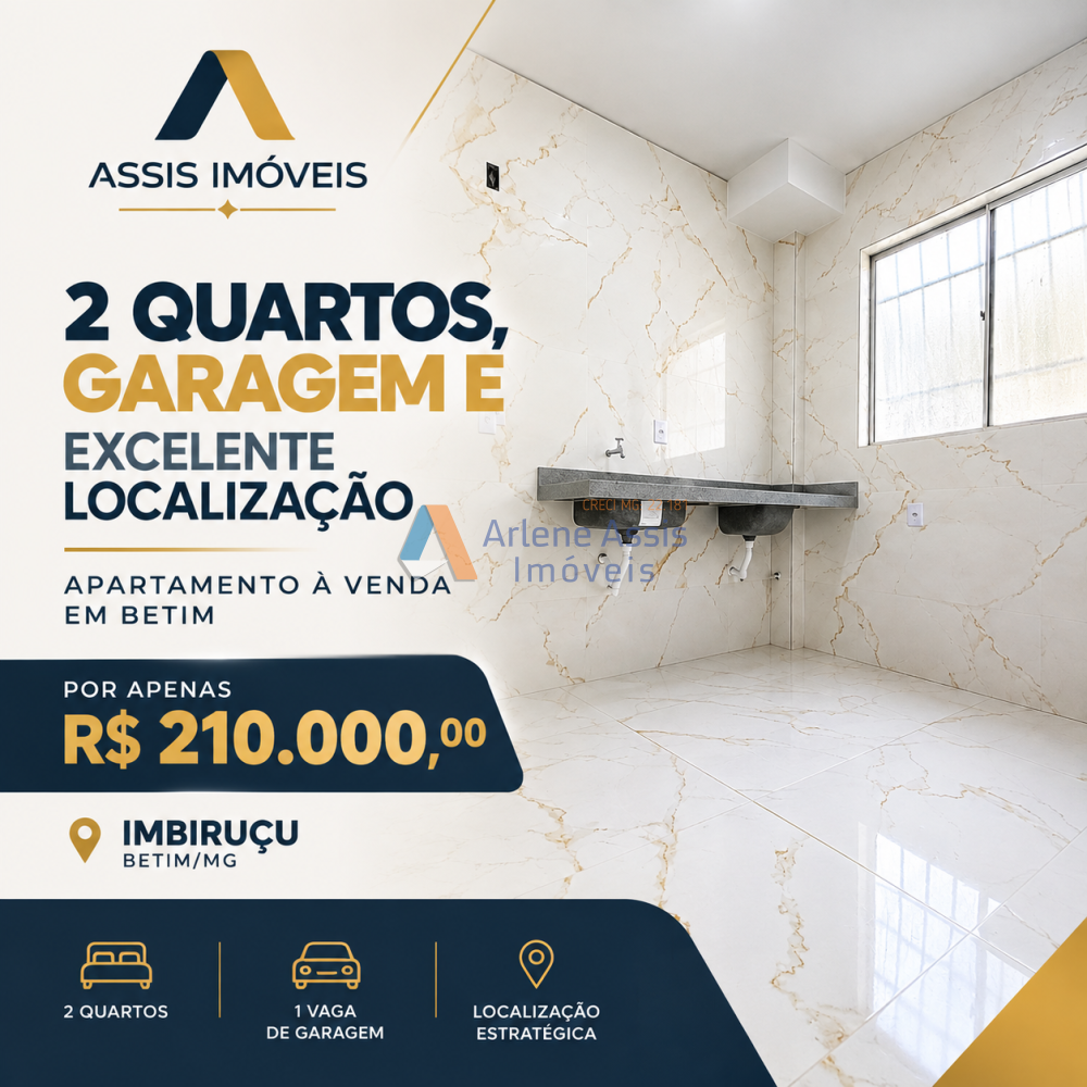 Apartamento > venda > Bairro Imbiruçu em Betim